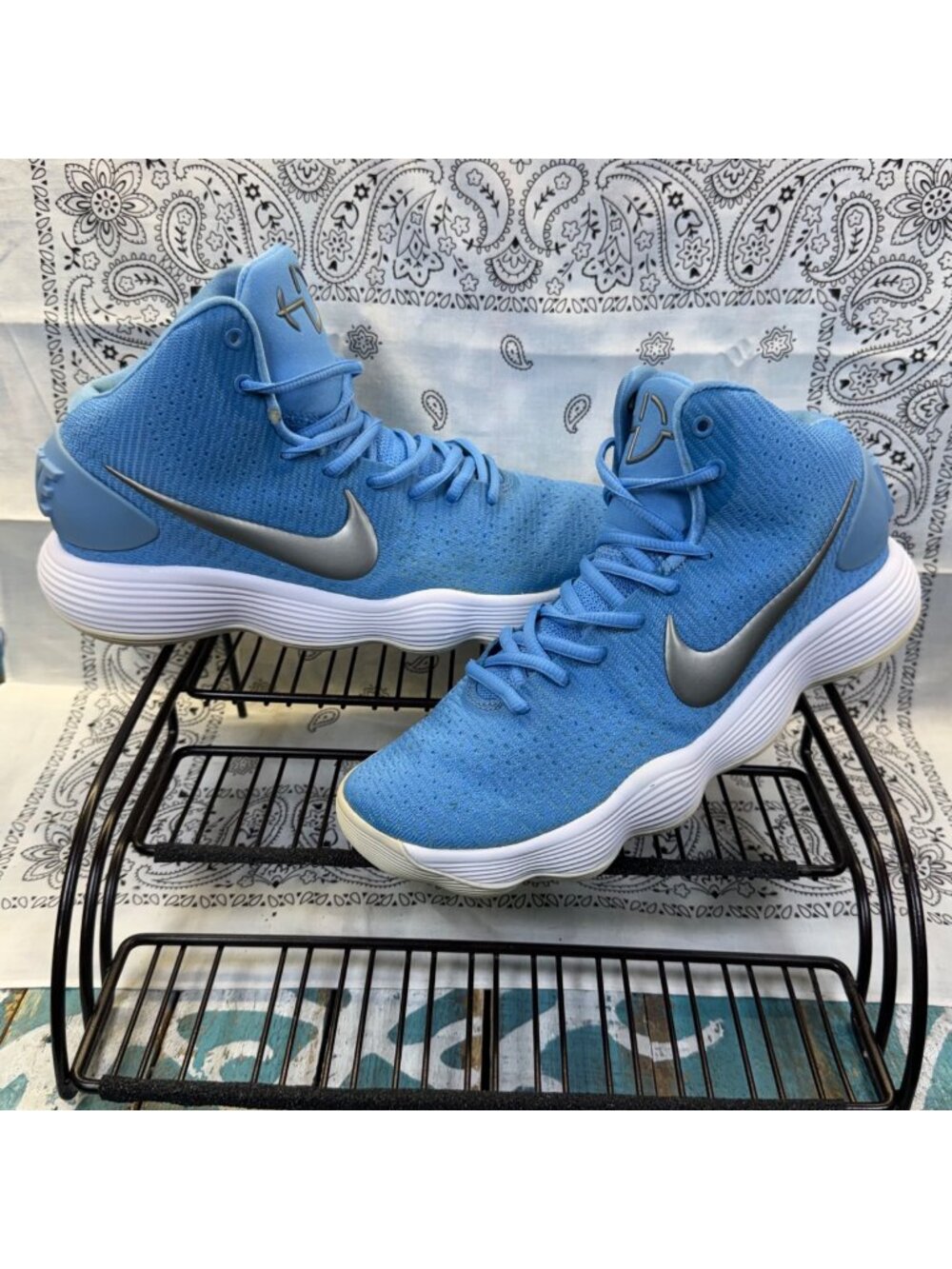 Nike Hyperdunk 2017 University Blue Basketball Shoes 897808-401 Mens Size 7